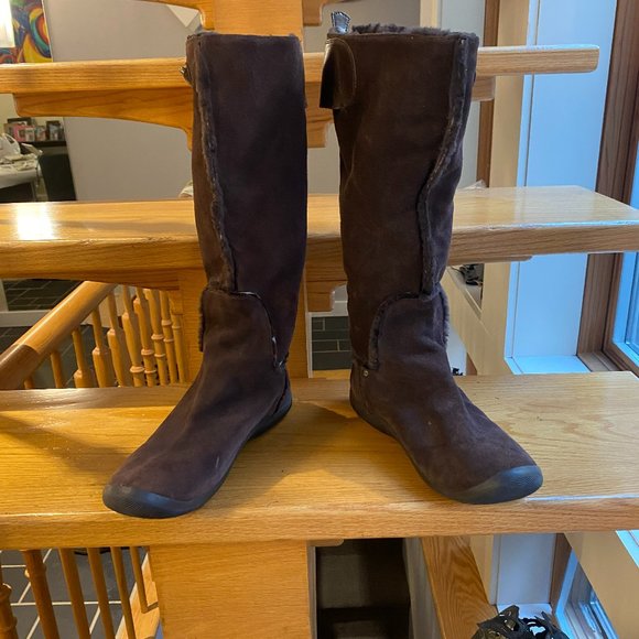 Nike Lab G Series Knee High Brown Suede Boot, Size 9 - Picture 7 of 13